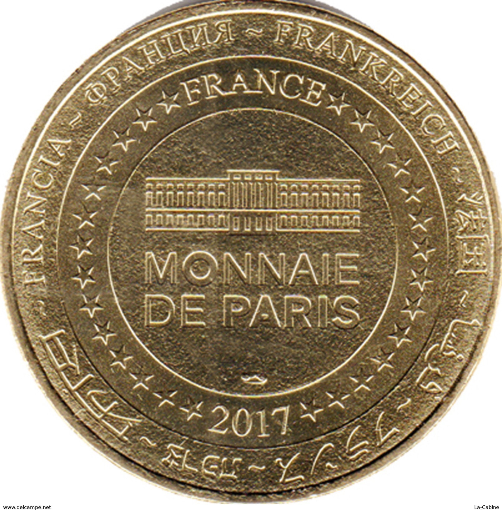 68 HAUT RHIN EGUISHEIM PLUS BEAU VILLAGE DE FRANCE MÉDAILLE MONNAIE DE PARIS 2017 JETON TOURISTIQUE TOKENS MEDALS COINS - 2017