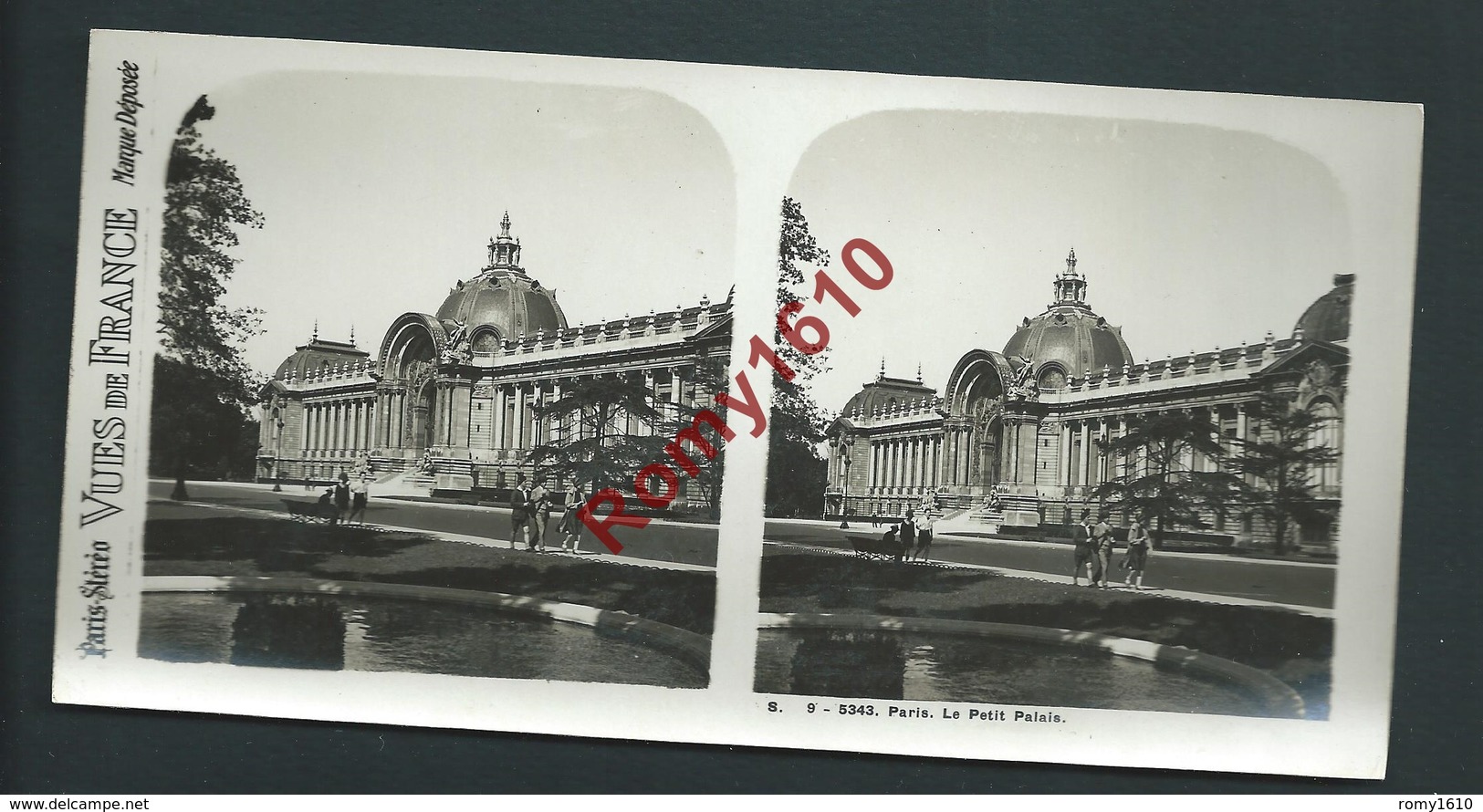 France 75 Paris. Lot 12 Vues Stéréoscopiques. Série N°9. Complète. Édition: Paris-Stéréo. Photos En Excellent état. - Stereo-Photographie