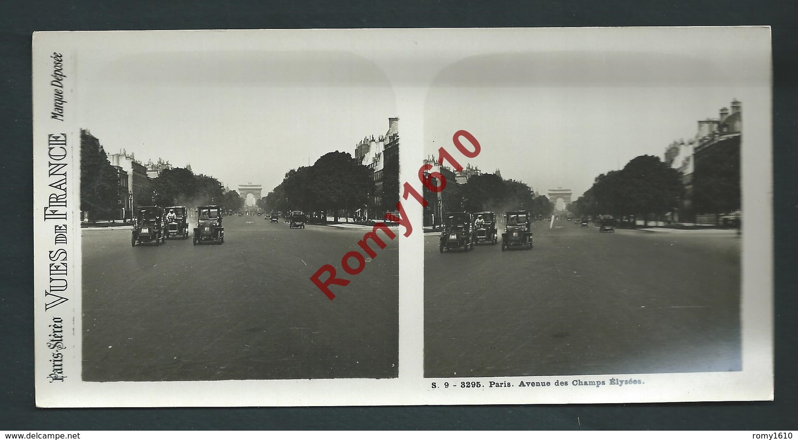 France 75 Paris. Lot 12 Vues Stéréoscopiques. Série N°9. Complète. Édition: Paris-Stéréo. Photos En Excellent état. - Stereo-Photographie