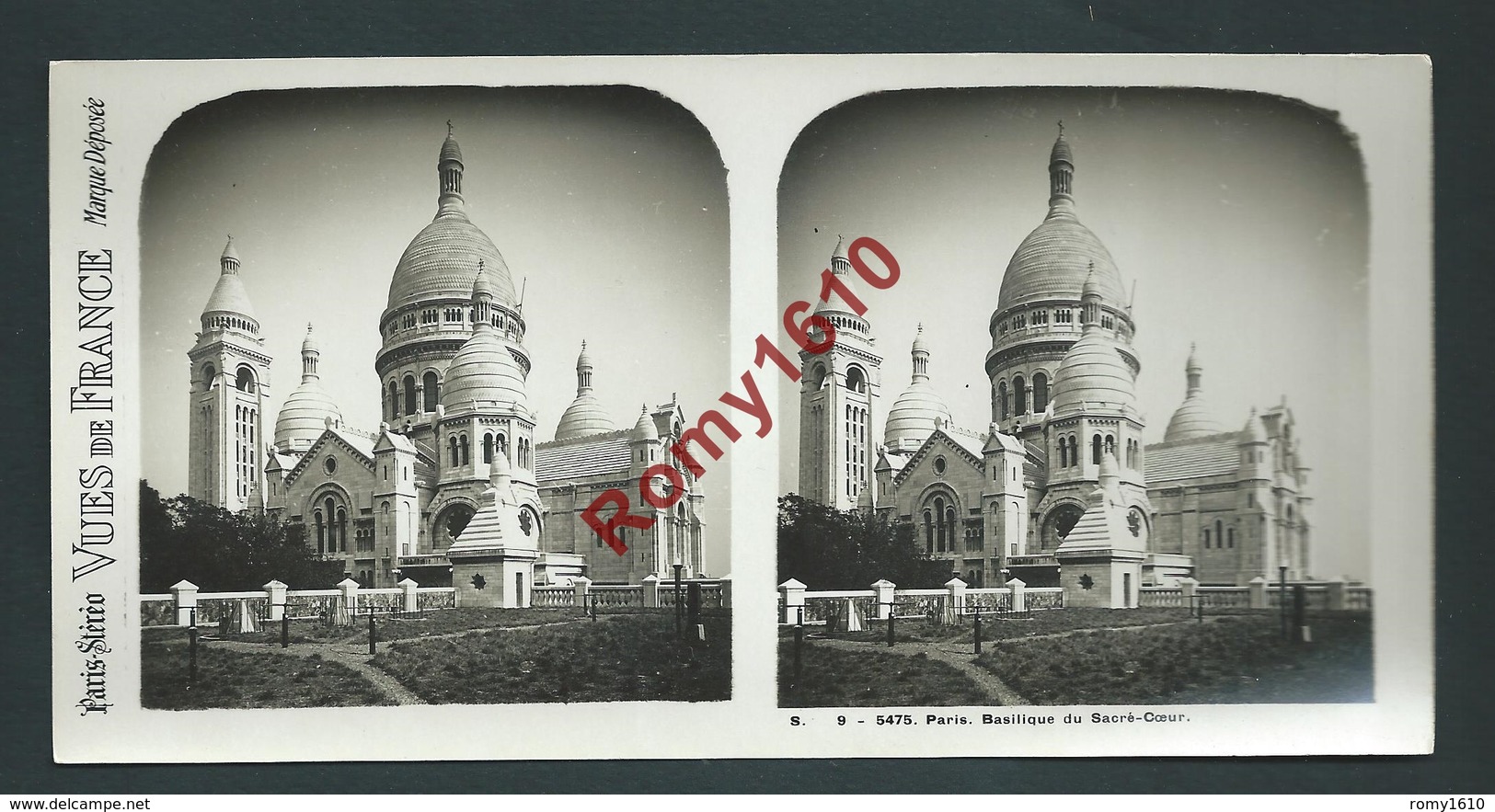 France 75 Paris. Lot 12 Vues Stéréoscopiques. Série N°9. Complète. Édition: Paris-Stéréo. Photos En Excellent état. - Photos Stéréoscopiques