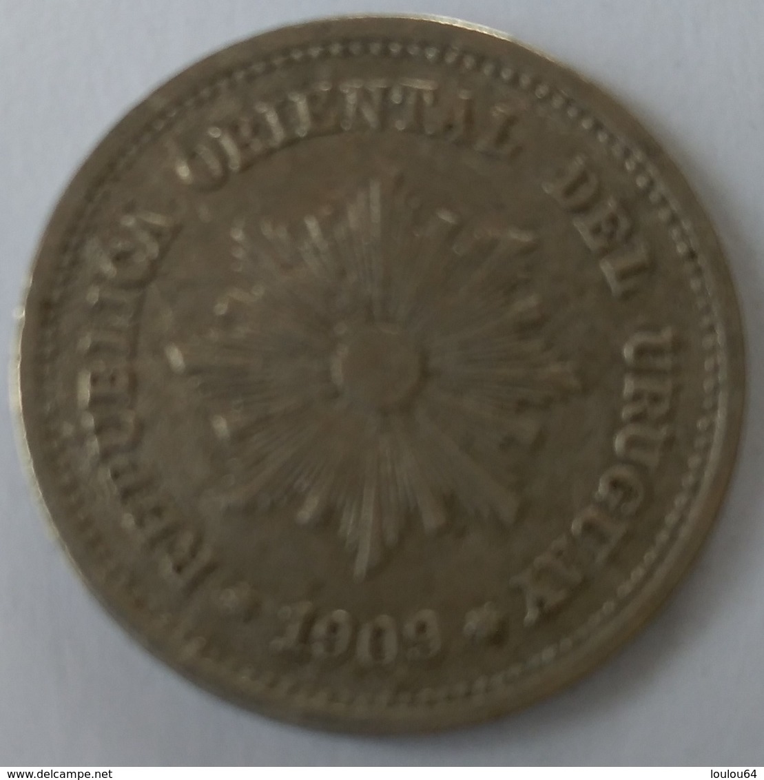 URUGUAY - 1 Centesimo 1909 - - Uruguay