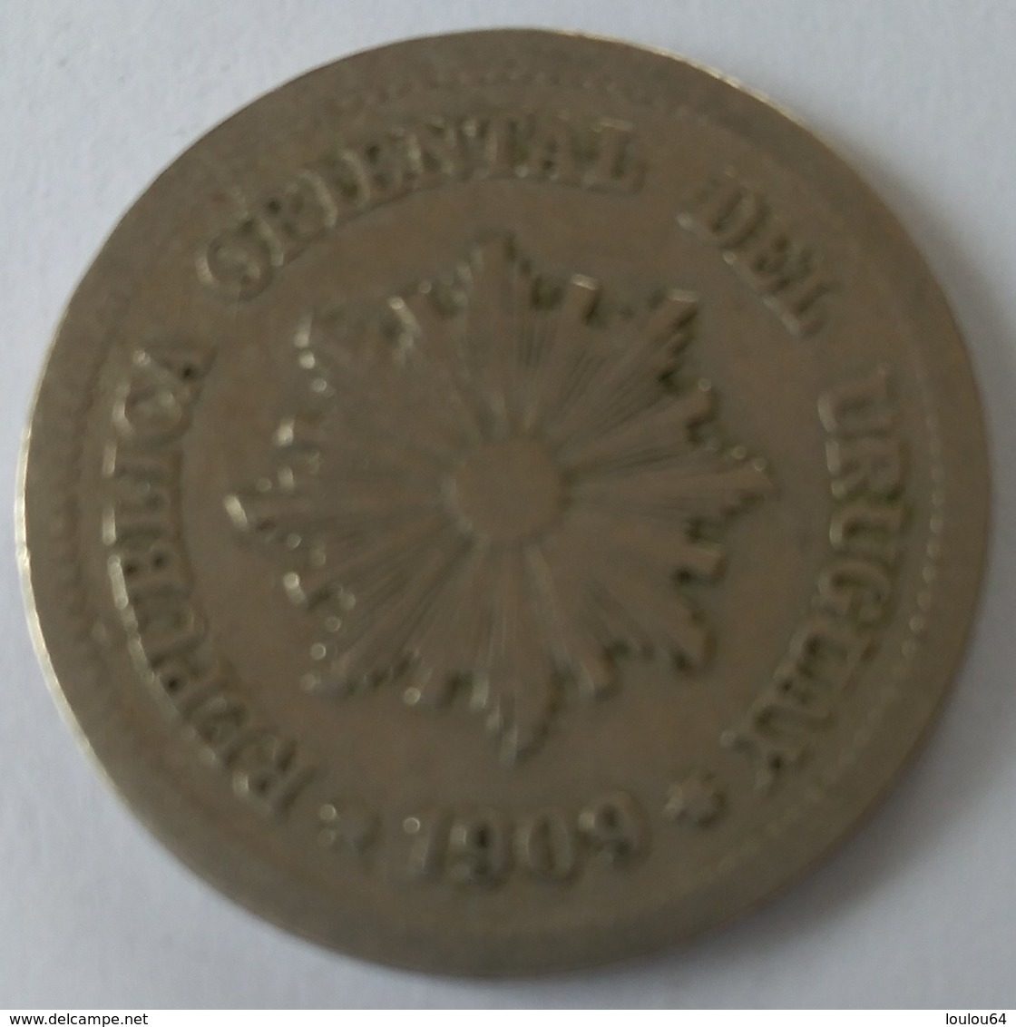 URUGUAY - 2 Centesimos 1909 - - Uruguay