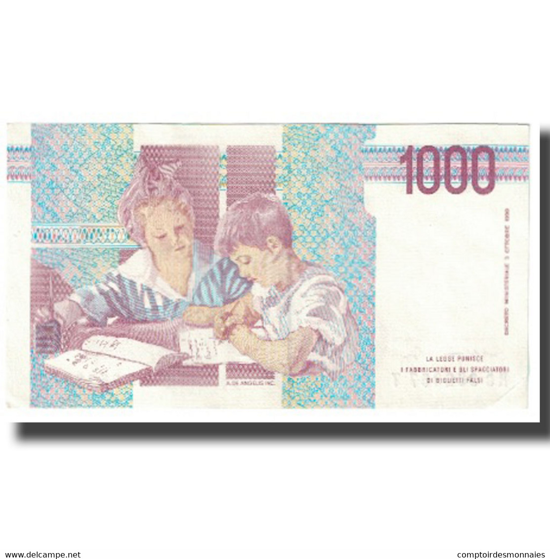 Billet, Italie, 1000 Lire, 1990, 1990-10-03, KM:114a, SPL+ - 1000 Lire