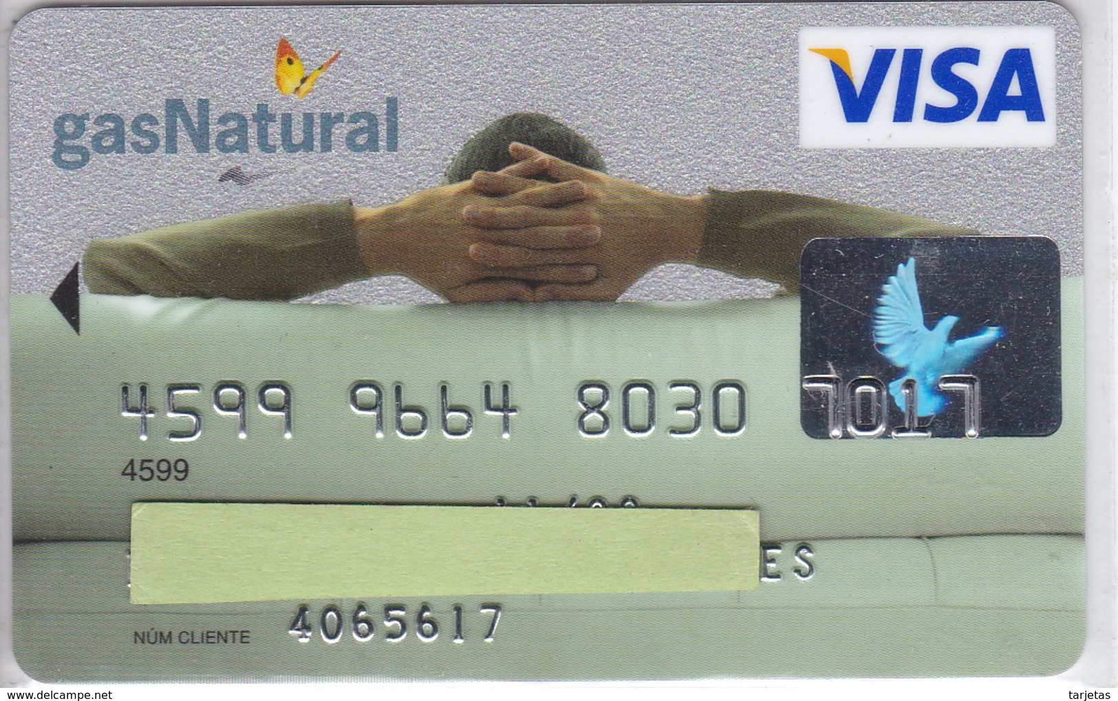 TARJETA DE LA CAIXA DE GAS NATURAL (CREDITCARD-BANK-VISA) - Otros & Sin Clasificación