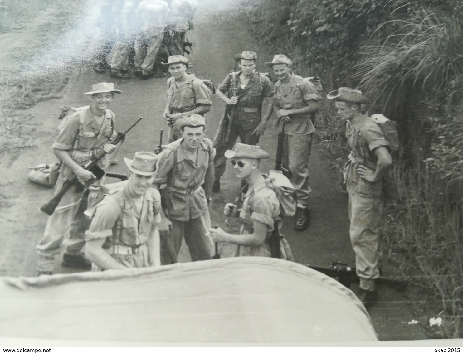 PARA - COMMANDOS DE LA BELGIQUE À LÉOPOLDVILLE CONGO BELGE COLONIE BELGIQUE À QUELQUES MOIS DE L INDÉPENDANCE 5 PHOTOS