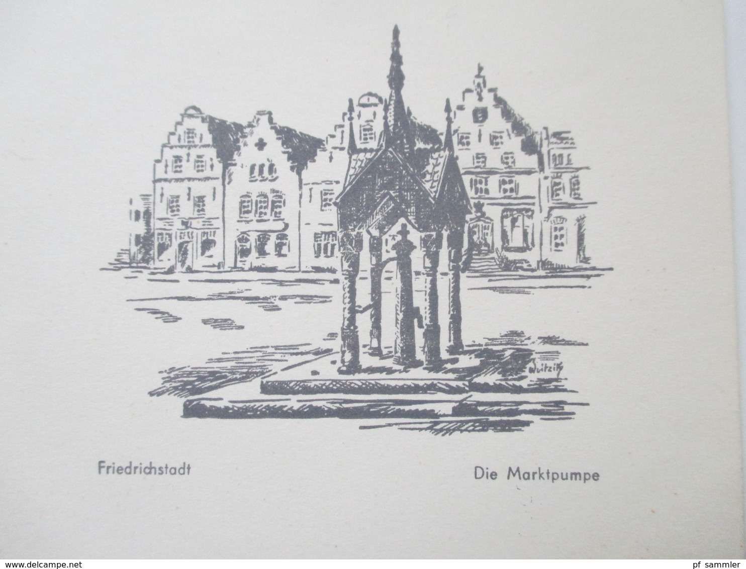 Friedrichstadt Eider Posten 2 Freistempel Belege / 1x Nachporto / 2 Karten / Aufkleber und 2 Notgeldscheine von 1921