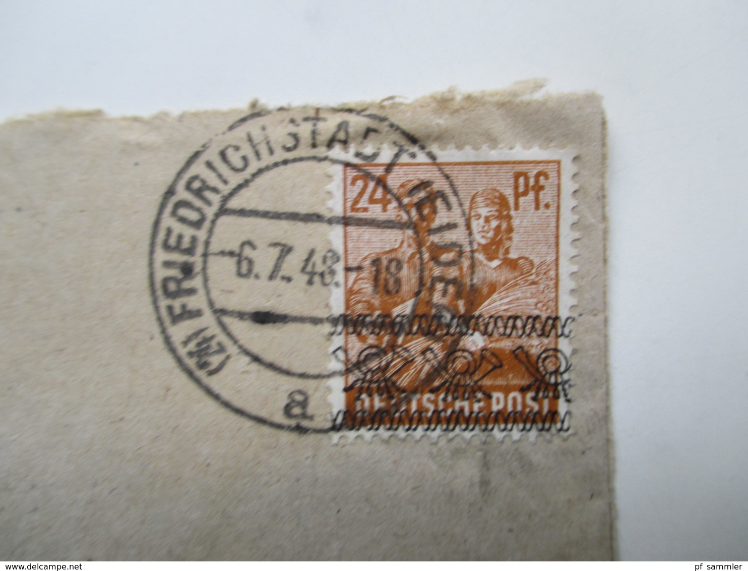 Friedrichstadt Eider Posten 2 Freistempel Belege / 1x Nachporto / 2 Karten / Aufkleber und 2 Notgeldscheine von 1921