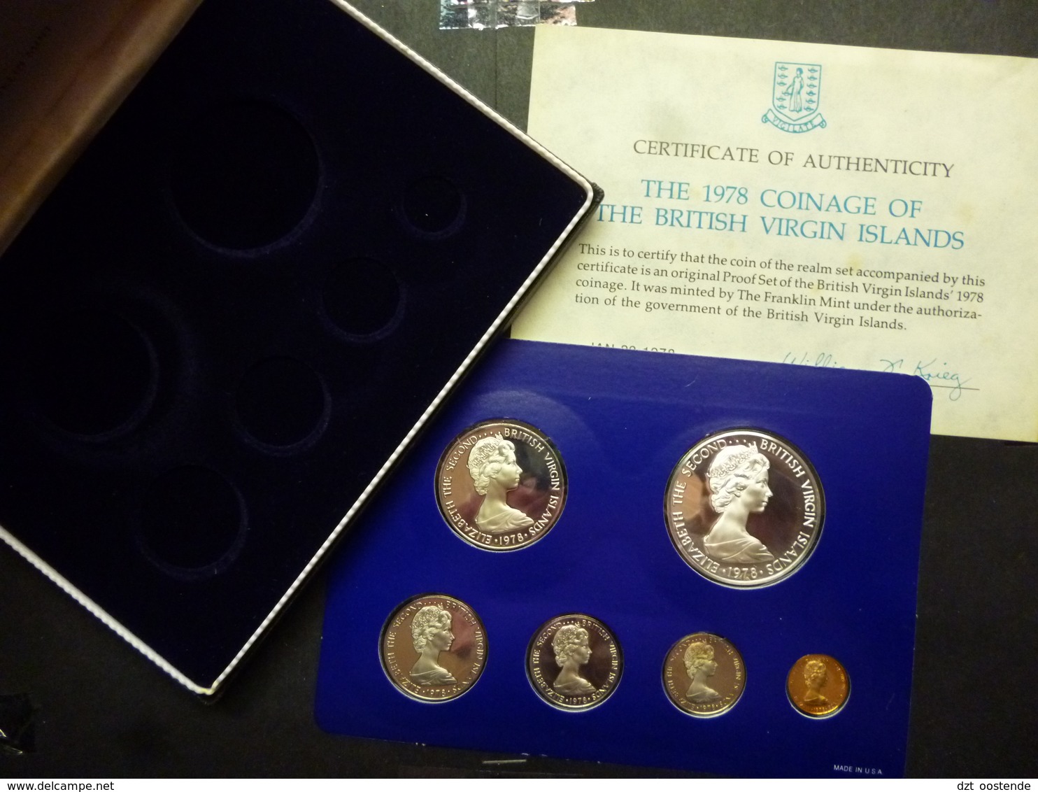 VIRGIN ISLANDS 1978 PROOF SET    NIEUW - NEUF - NEW ------------D1 - Autres – Océanie