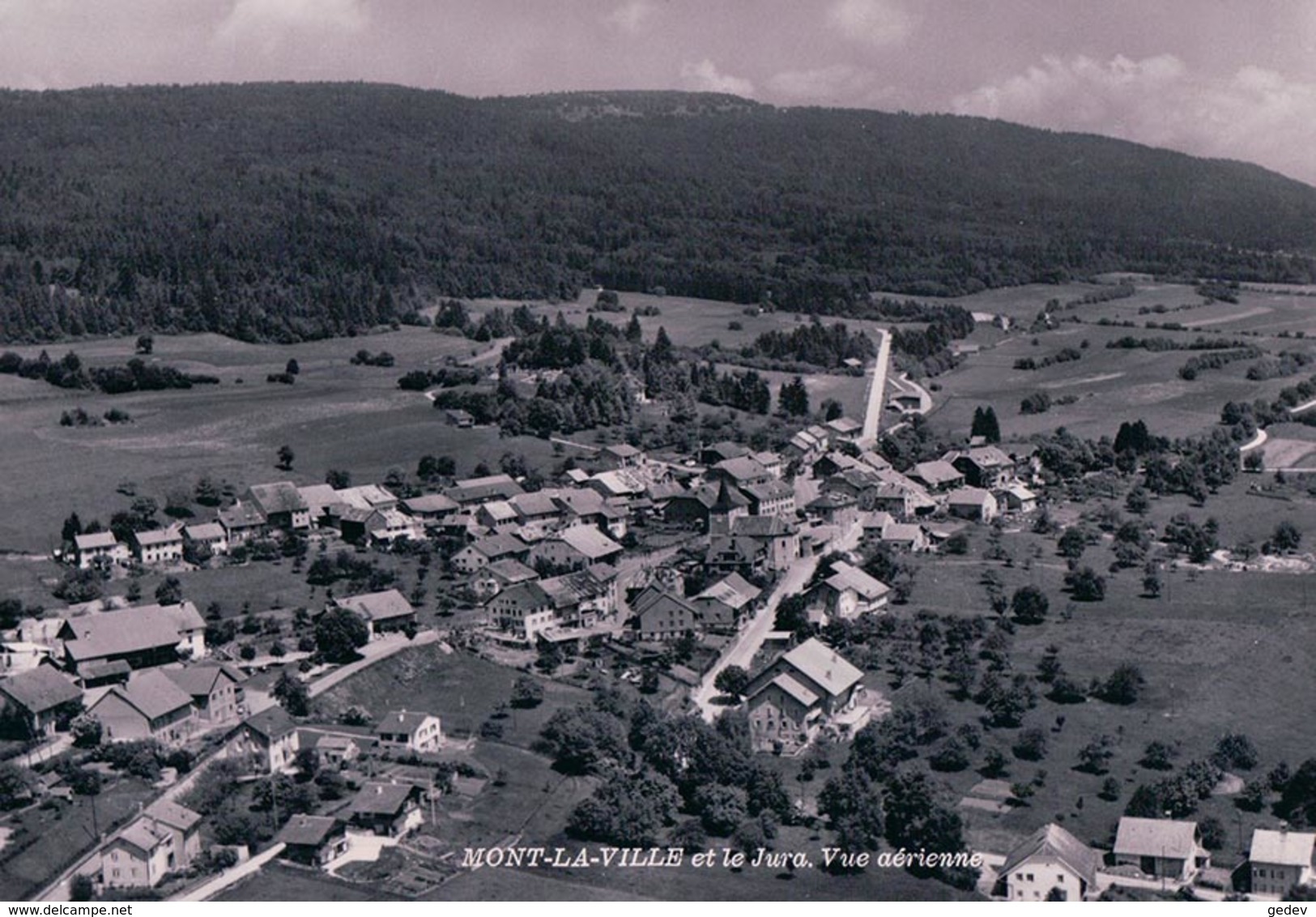 Mont La Ville VD Vu D'avion (11788) 10x15 - Mont-la-Ville