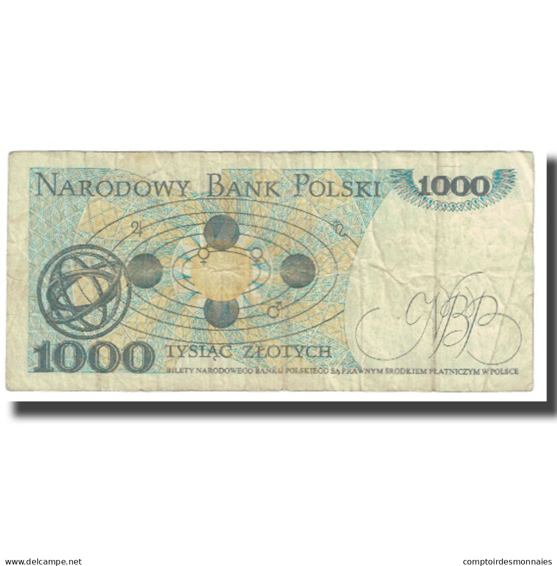 Billet, Pologne, 1000 Zlotych, 1982, 1982-06-01, KM:146b, TB - Pologne