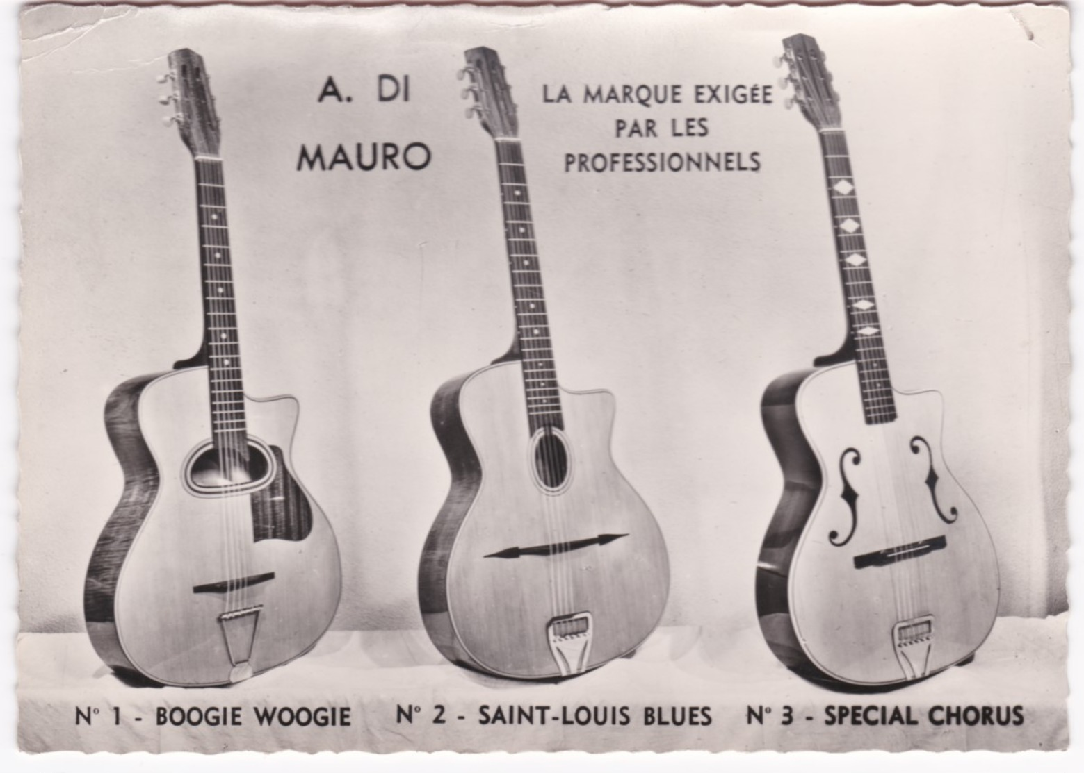A. DI MAURO - Guitares De Jazz - Boogie Woogie 12 Cases - Saint-Louis Blues 14 Cases Touche Bombée - Chorus 14 Cases - Music And Musicians
