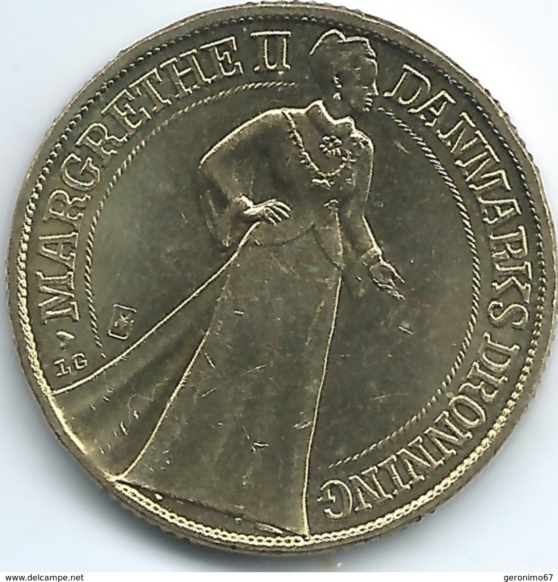 Denmark - Margrethe II - 20 Kroner - 1997 - Queen's Silver Jubilee - KM833 - Denemarken