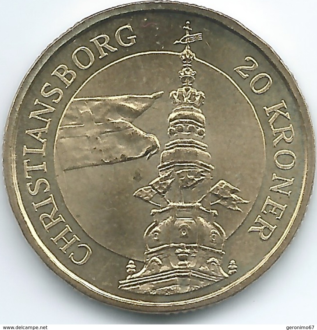 Denmark - Margrethe II - 20 Kroner - 2003 - Danish Towers - Christianborg Castle - KM892 - Denmark