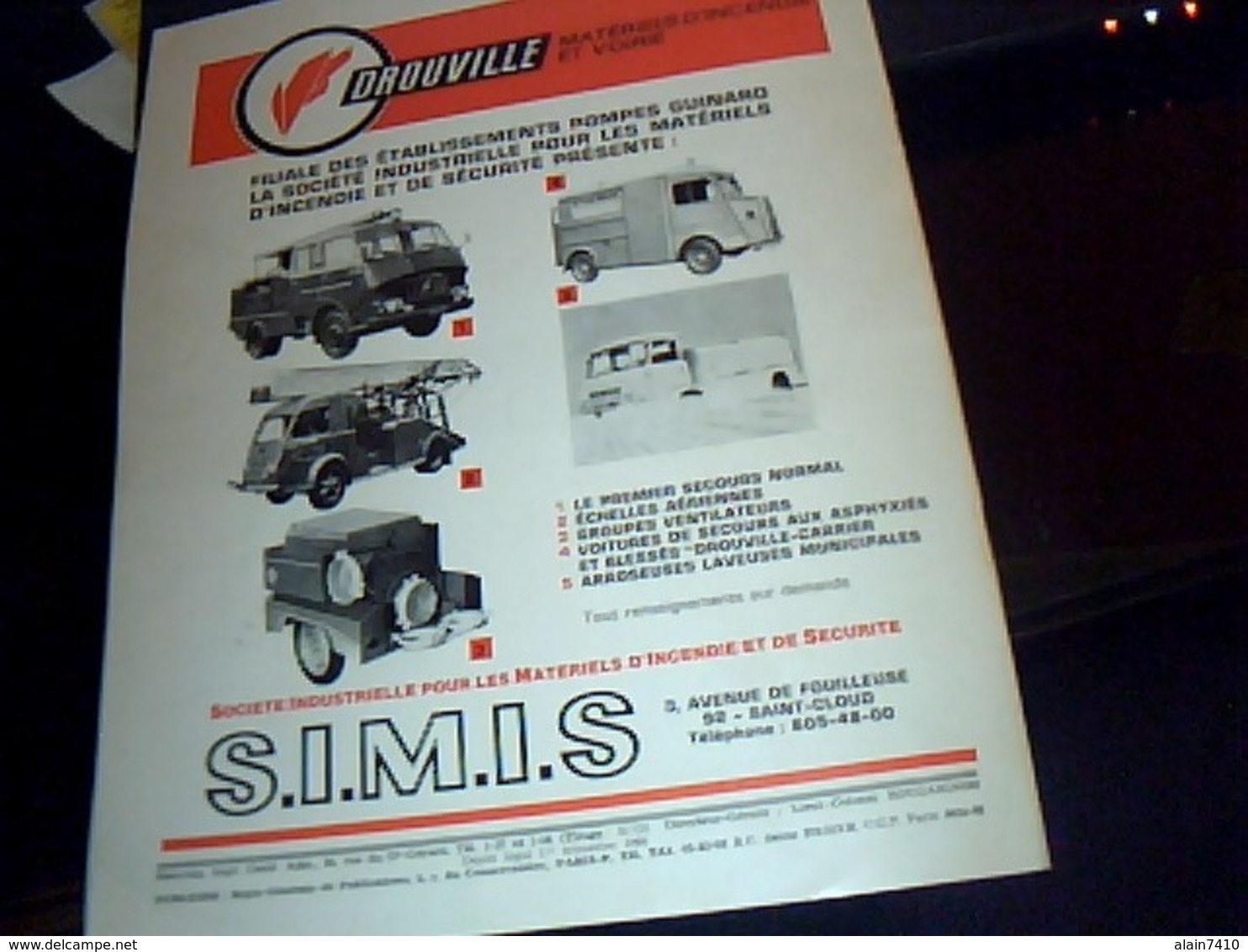 militaria pompier revue Le Sapeur Pompier trimensuel 1/02/03/1966 avec des pubs 79 pages