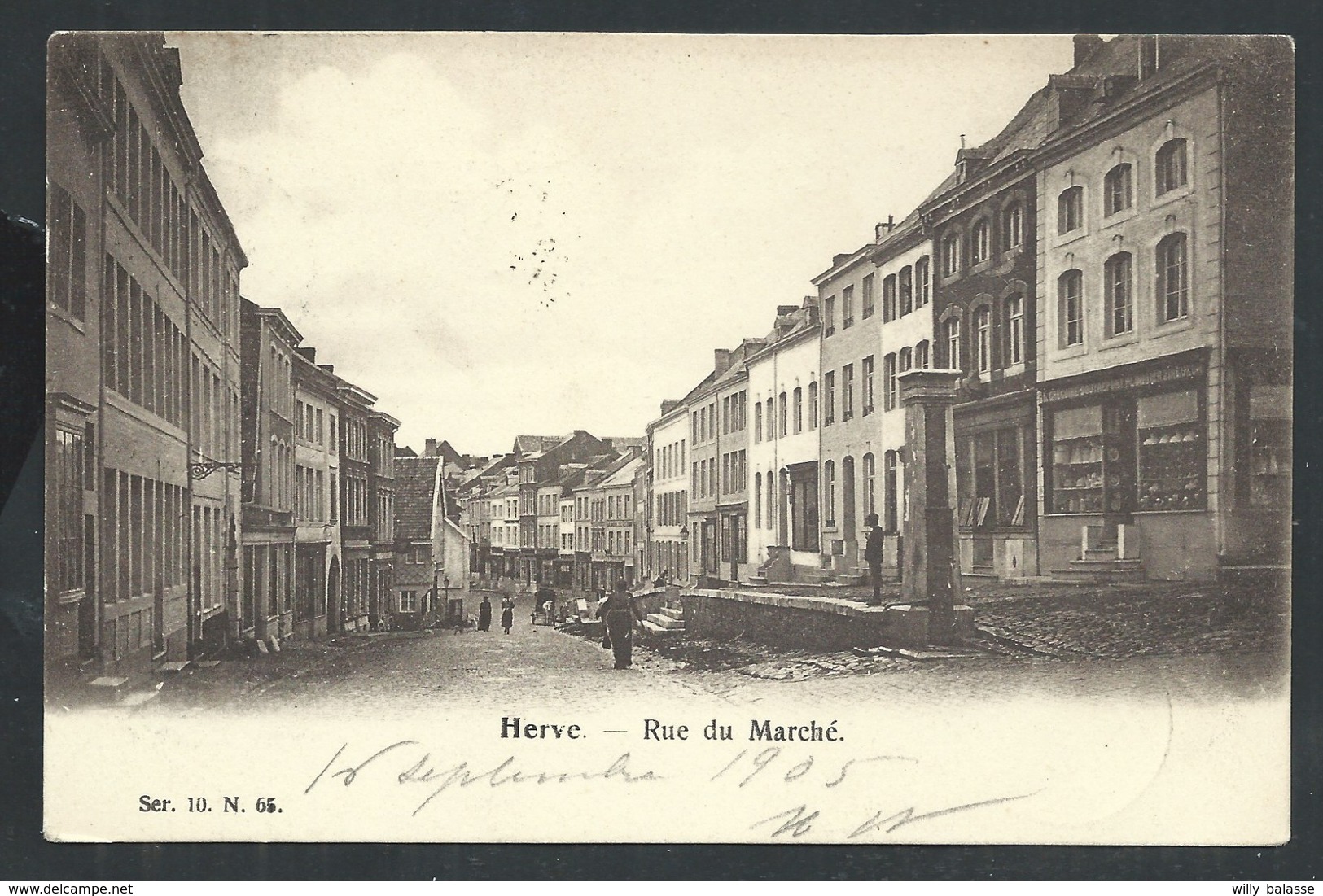 +++ CPA - HERVE - Rue Du Marché    // - Herve