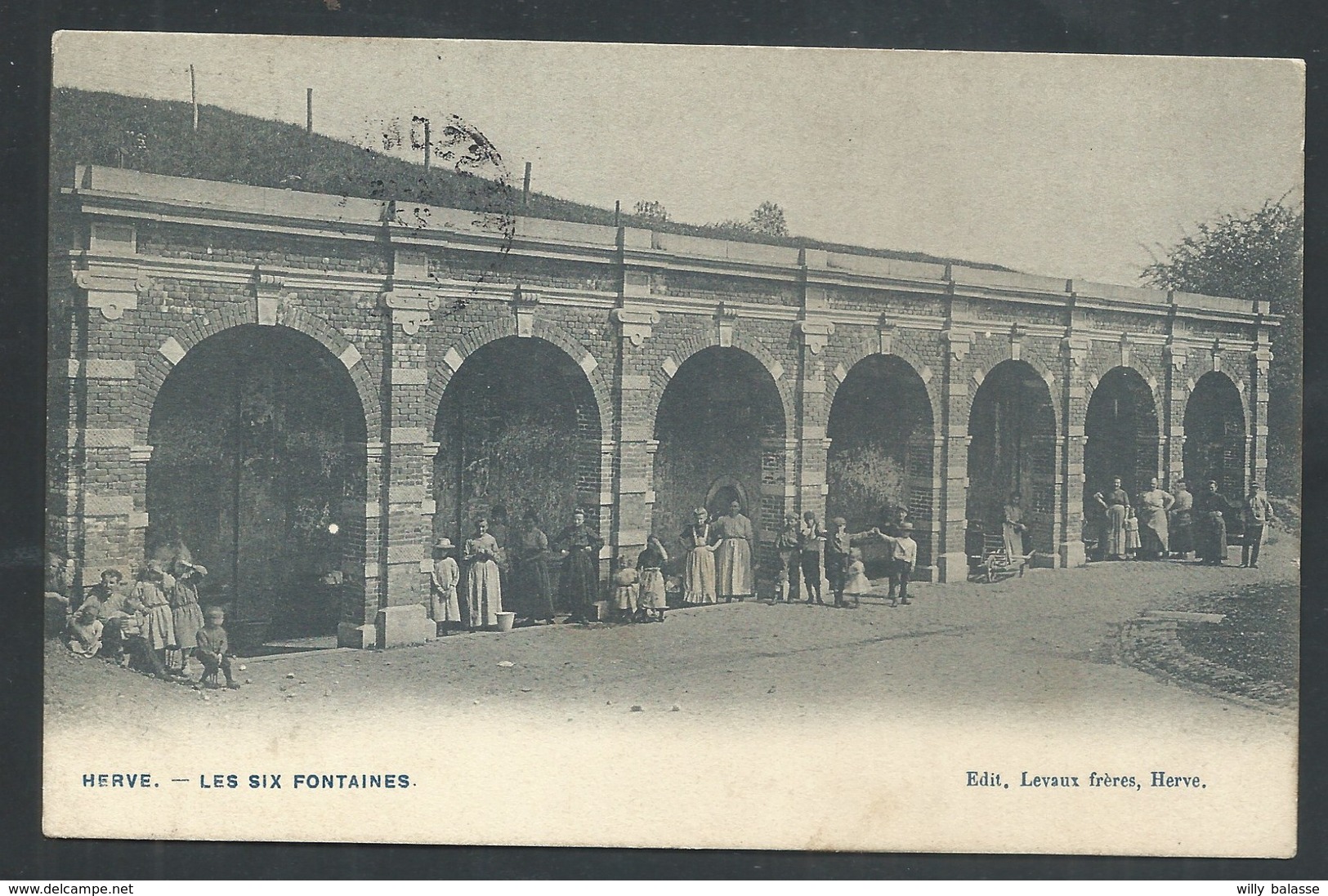 +++ CPA - HERVE - Les Six Fontaines - Carte Animée   // - Herve