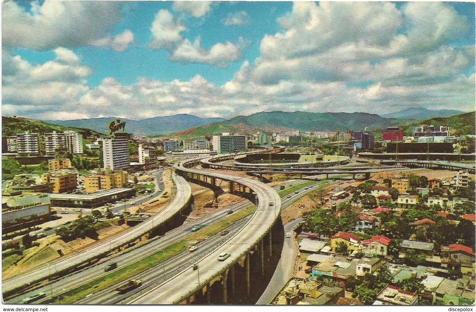 W2775 Venezuela - Caracas - El Pulpo - Distribuidor De Transito - Stadio Stadium / Viaggiata 1965 - Venezuela