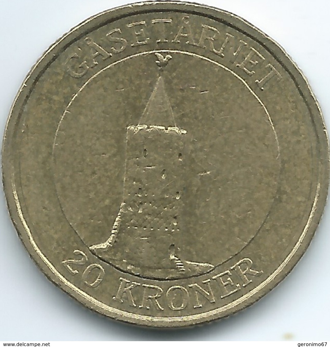 Denmark - Margrethe II - 20 Kroner - 2004 - Danish Towers - Gåsetårnet - KM893 - Denmark