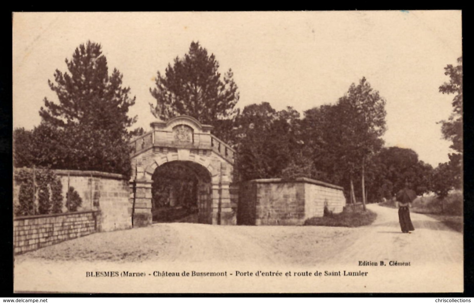 51 - BLESME (Marne) - Château De Bussemont - Porte D'Entrée Et Route De SAINT LUMIER - Other & Unclassified