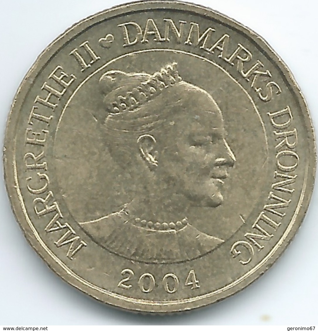 Denmark - Margrethe II - 20 Kroner - 2004 - Danish Towers - Svaneke Water Tower - KM897 - Denemarken