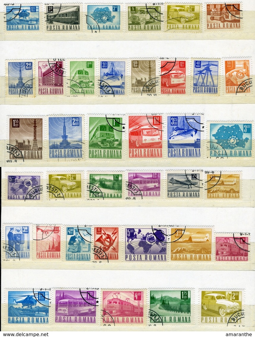 Sujets Divers (38 Timbres) 1967-71 - Usati