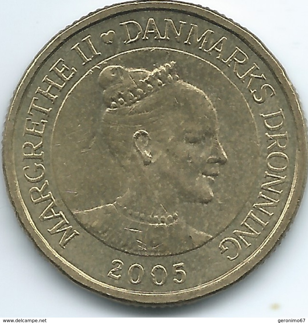 Denmark - Margrethe II - 20 Kroner - 2005 - Danish Towers - Nolsoy Lighthouse - KM901 - Denmark