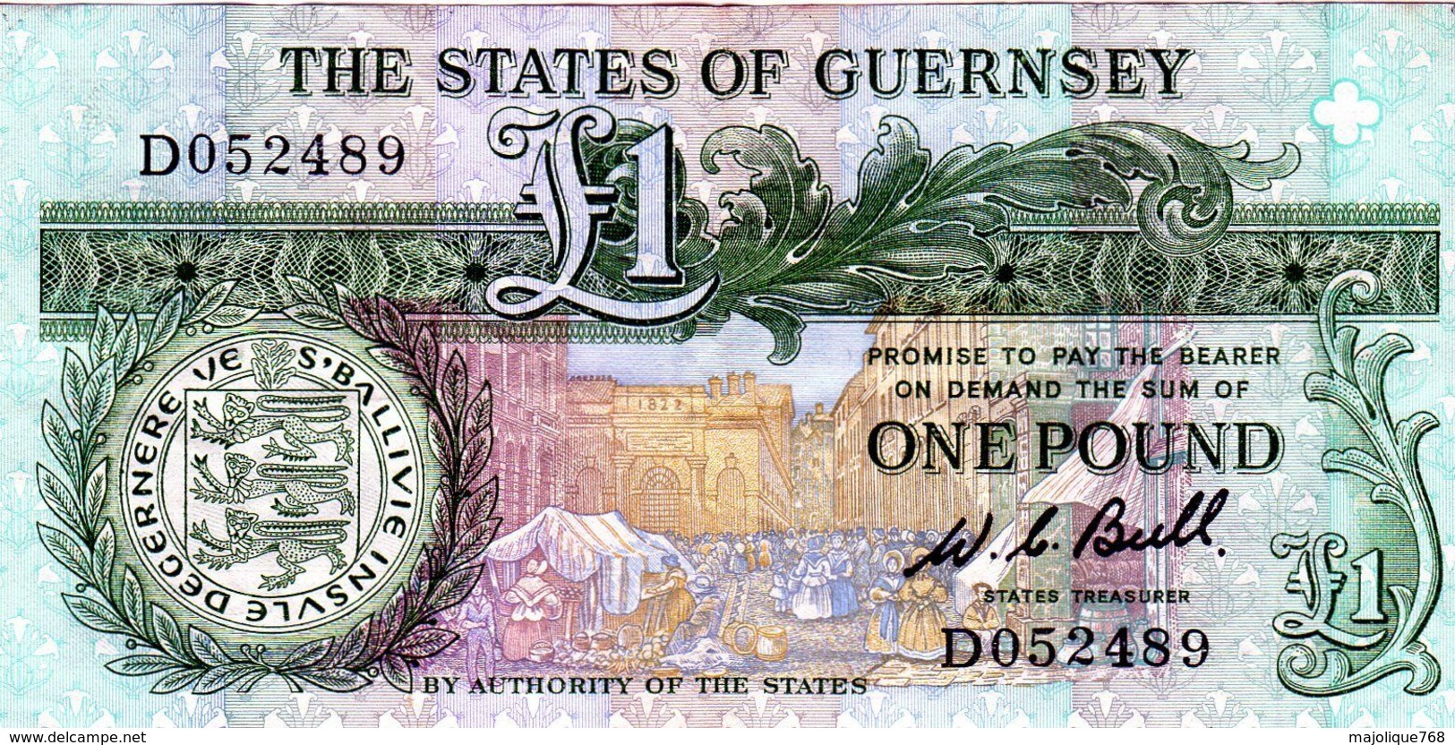 Billet The States Of Guernesey - 1 Pound N D En T B - - Guernsey