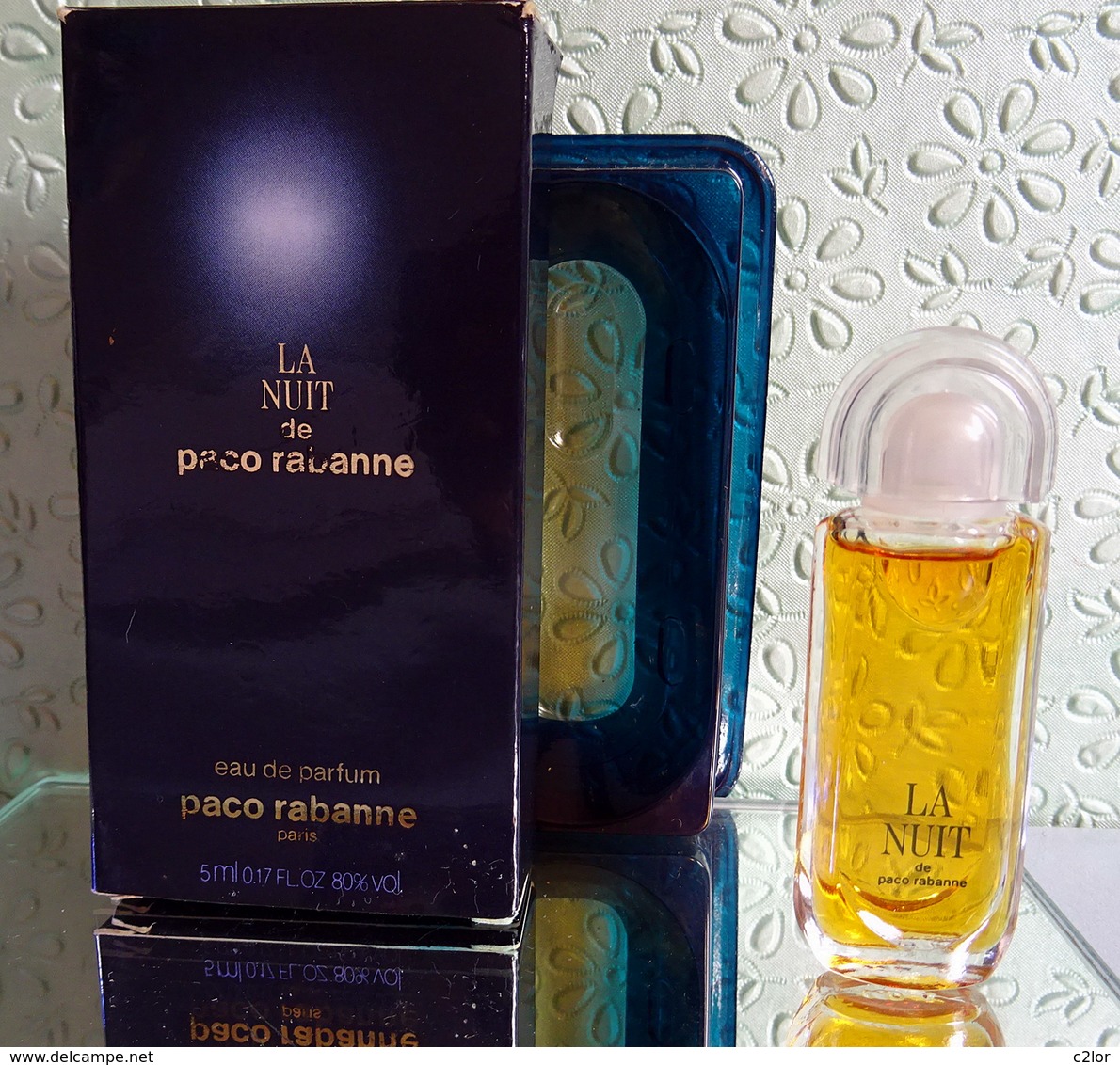 Miniature  "LA NUIT" De Paco RABANNE  Eau De Parfum 5 Ml Dans Sa Boite - Miniatures Femmes (avec Boite)