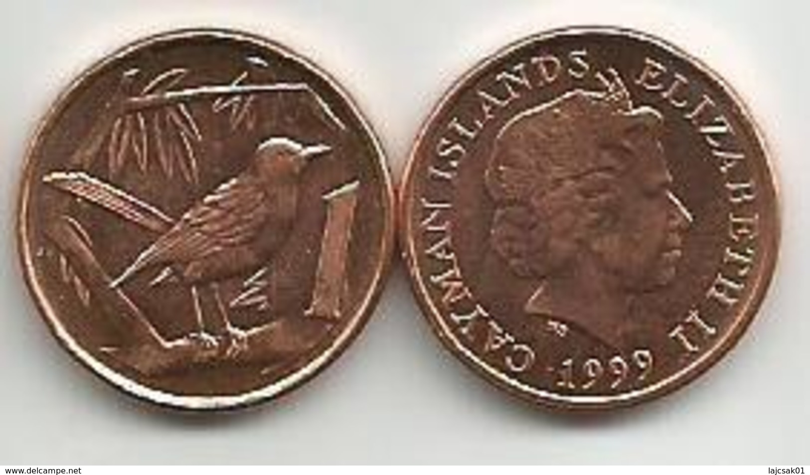 Cayman Islands 1 Cent 1999. High Grade - Cayman (Isole)