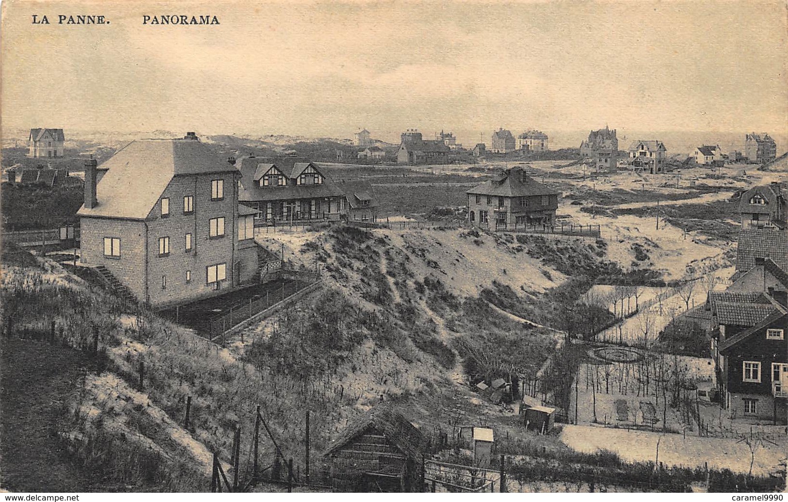 De Panne LA PANNE België verzameling van 46 verschillende prachtige kaarten van Hotel tot villa. Oude kaarten! Lot 2