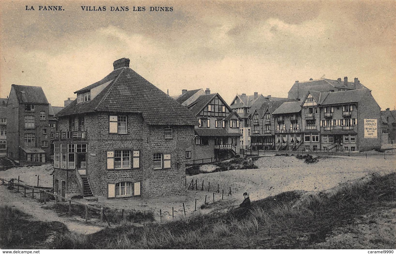 De Panne LA PANNE België verzameling van 46 verschillende prachtige kaarten van Hotel tot villa. Oude kaarten! Lot 2