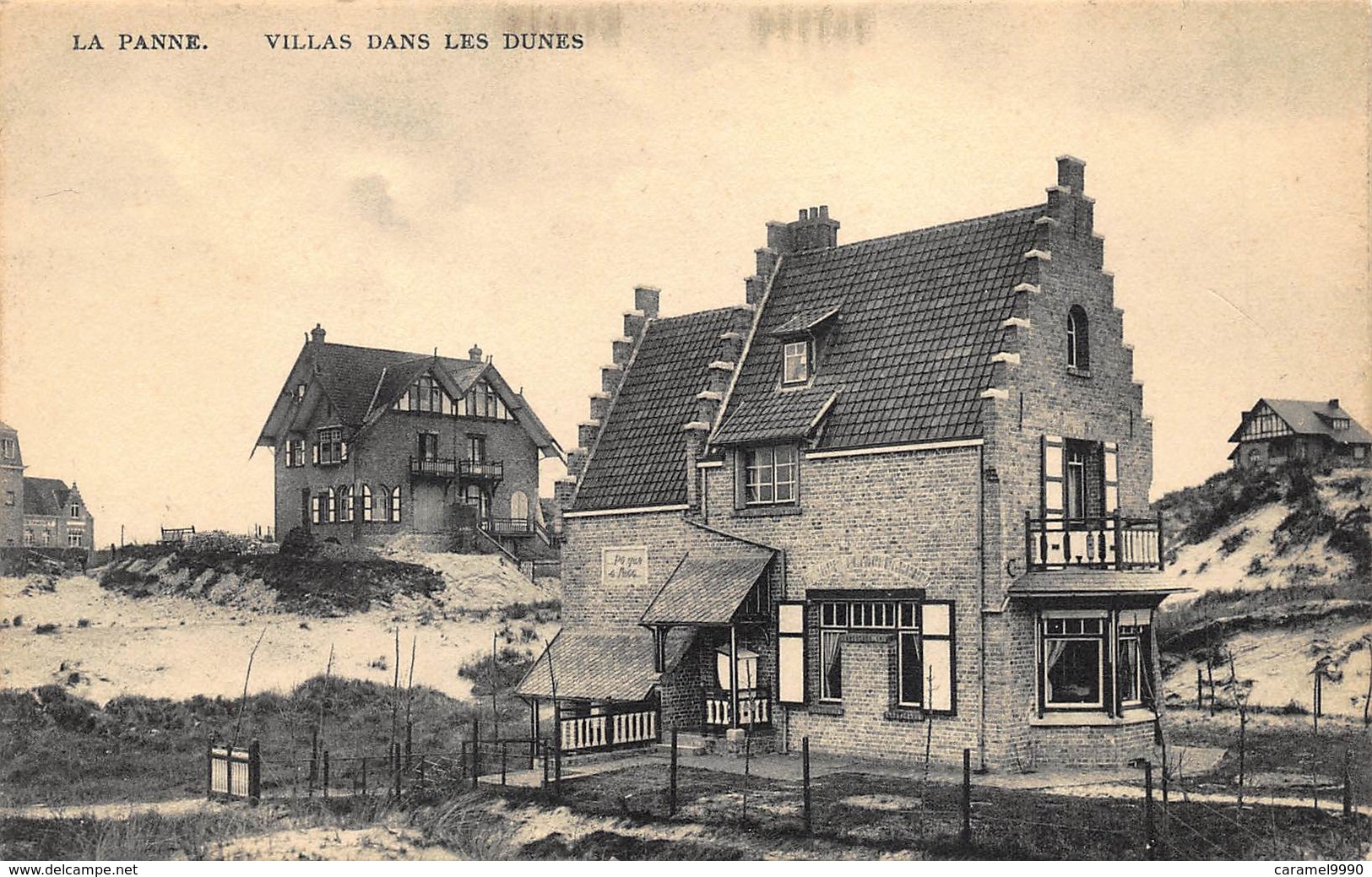 De Panne LA PANNE België verzameling van 46 verschillende prachtige kaarten van Hotel tot villa. Oude kaarten! Lot 2