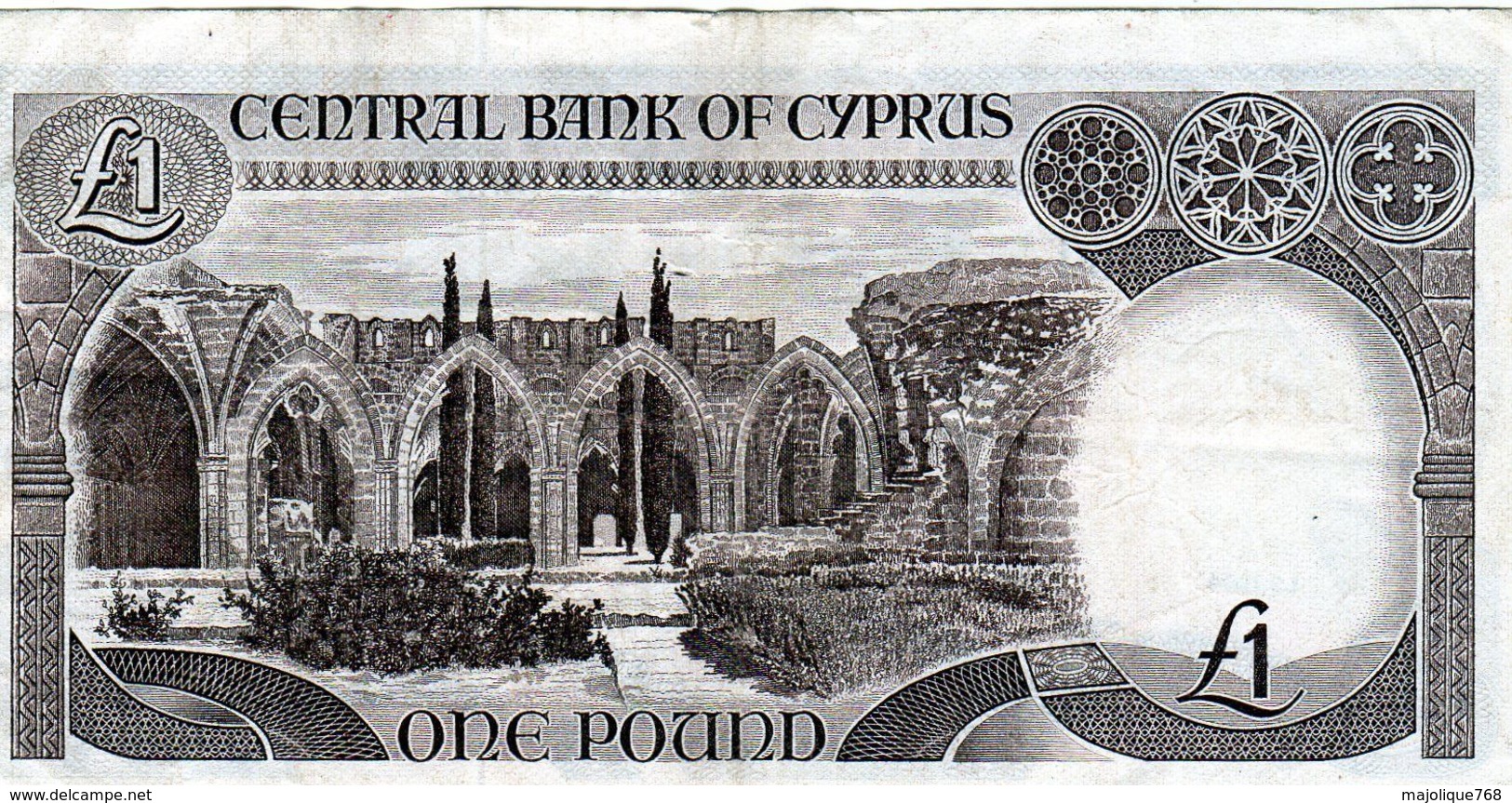 Billet De 1 Pound Chypre 1979 à 1984 En B - Chypre