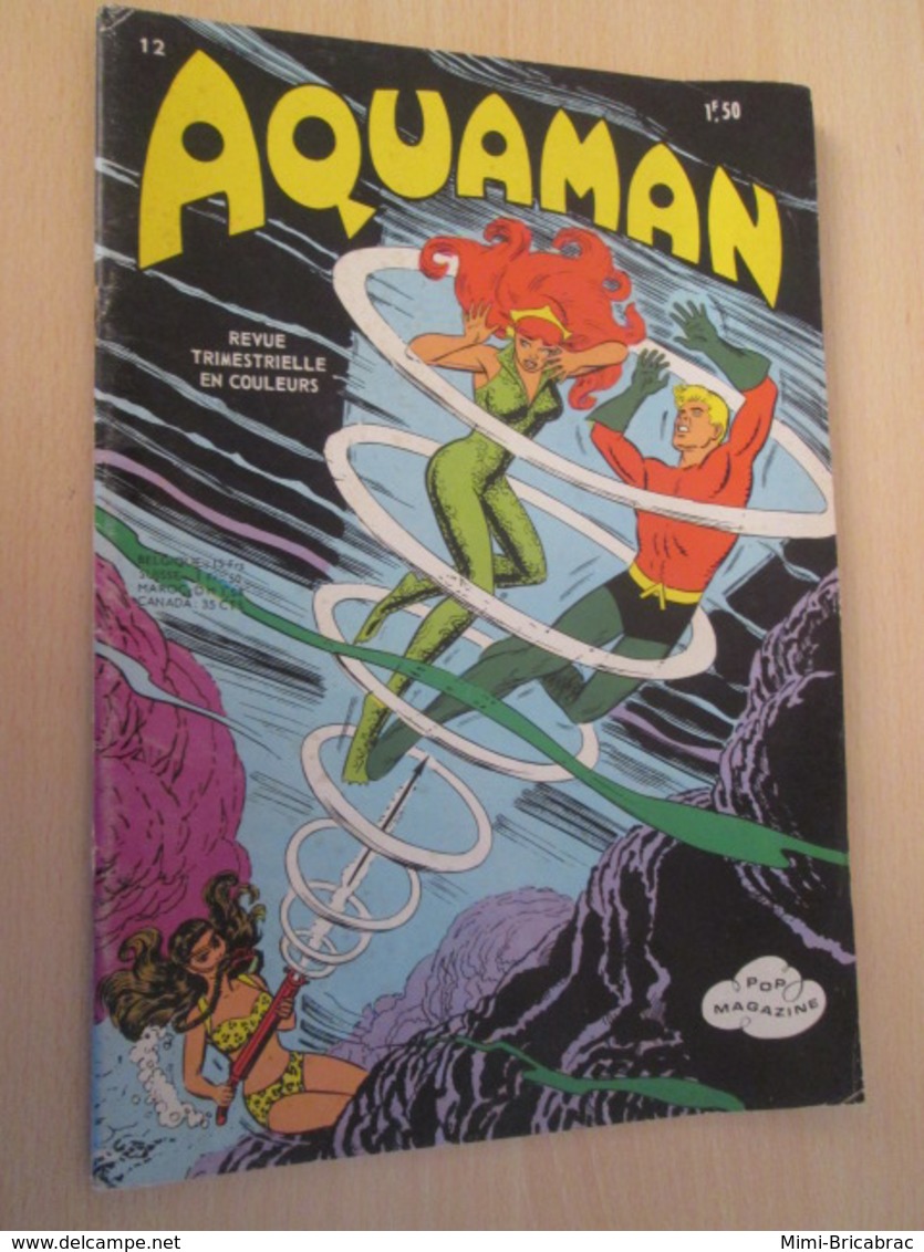 BD2010     BD Petit Format Ed. AREDIT De 1971 : AQUAMAN N°12, TTBE , Coté 6€ Il Y A 10 Ans ! Alors Aujourd'hui ... - Autre Magazines