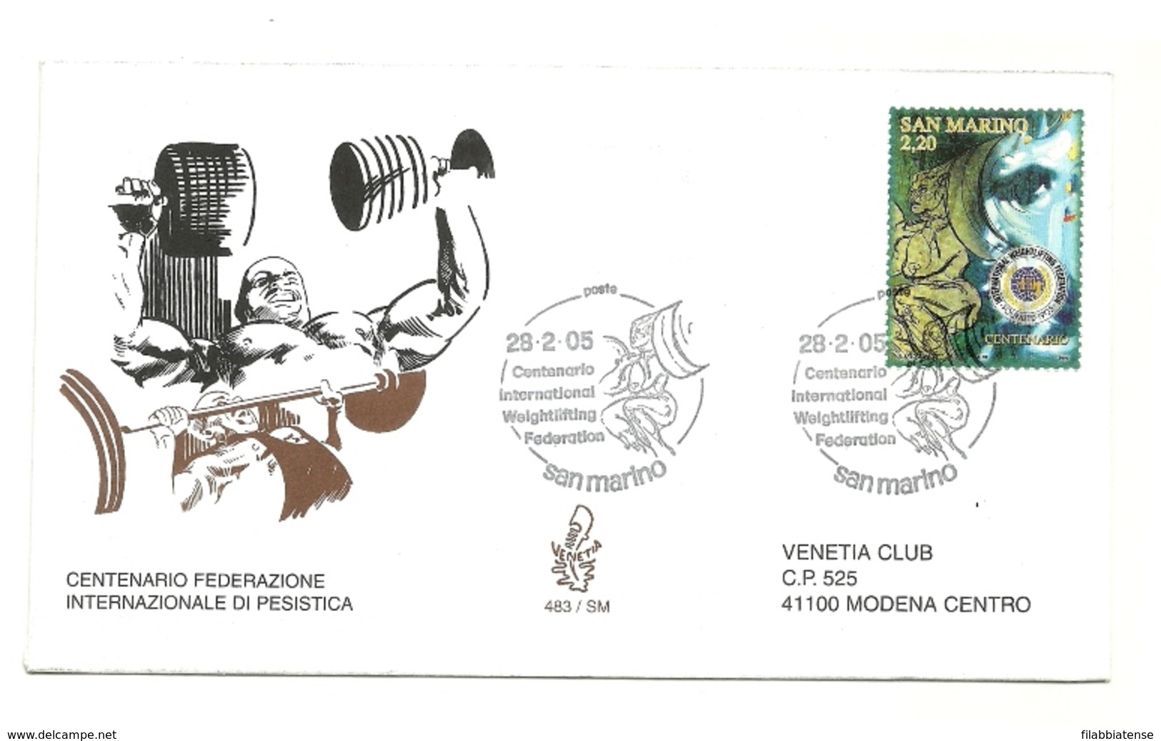 2005 - San Marino 2033 Federazione Di Pesistica - FDC - Pesistica