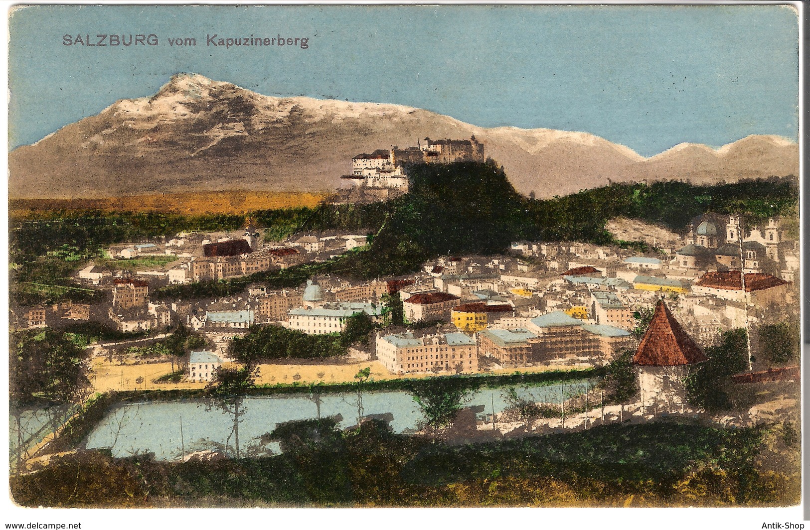 Salzburg - Stadtansicht Vom Kapuziner Berg V. 1909 (3375) - Böckstein