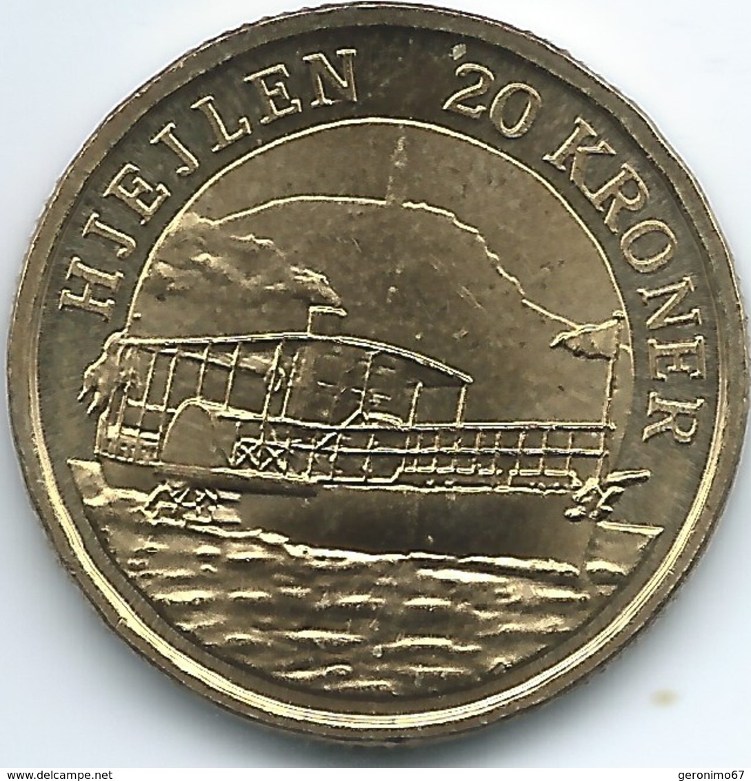 Denmark - Margrethe II - 20 Kroner - 2011 - Danish Ships - Hjejlen - KM941 - Denmark