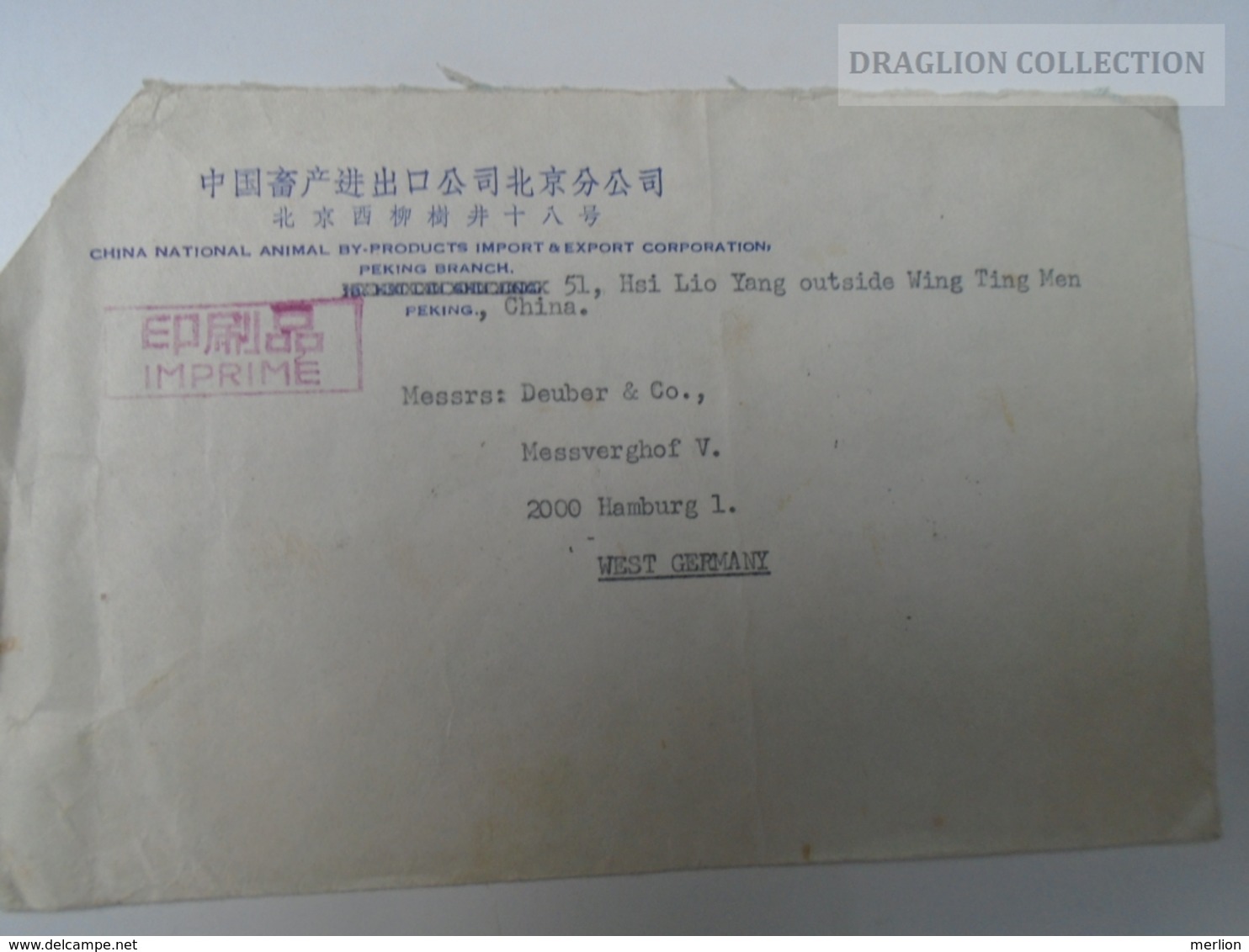 E0127   CHINA  Cover   Peking To Germany 1960's - Covers & Documents