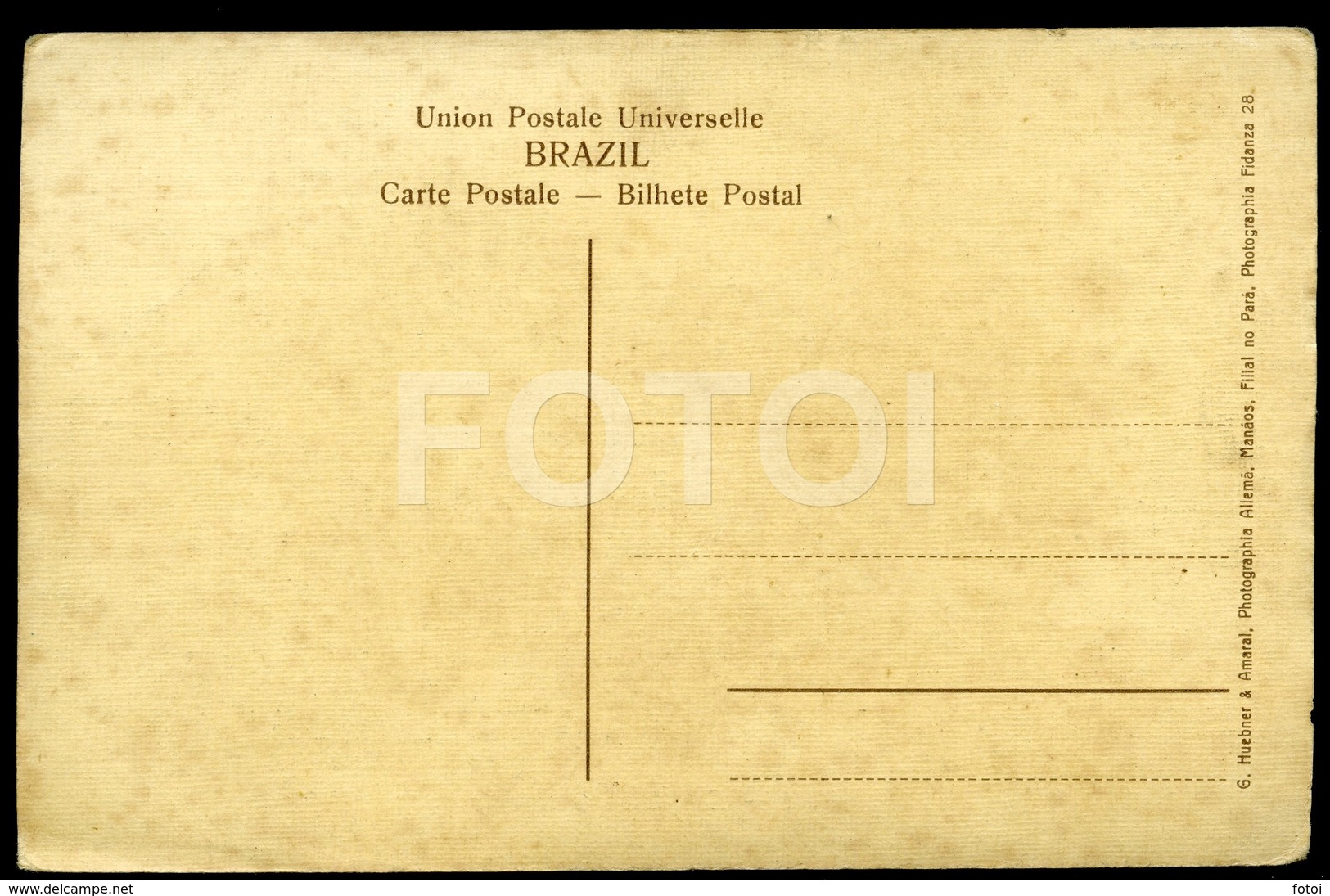 OLD POSTCARD BOULEVARD DA REPUBLICA PÁRA BRAZIL BRASIL CARTE POSTALE - Belém