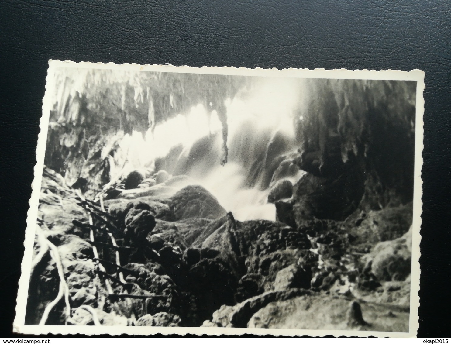 CONGO BELGE ÉTHNIQUE PILLAGE DU MANIOC VILLAGE GROTTE DE KILUBI COLONIE BELGIQUE LOT 2 CARTE - PHOTOS + 5 PHOTOS