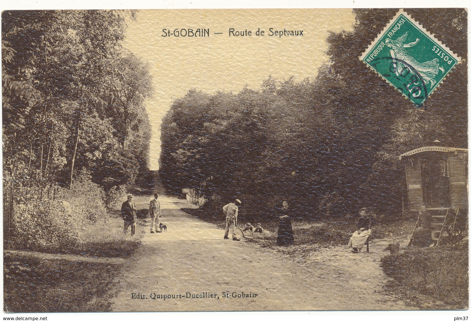 D02 - SAINT GOBAIN - Route De Septvaux, Roulotte - Autres & Non Classés