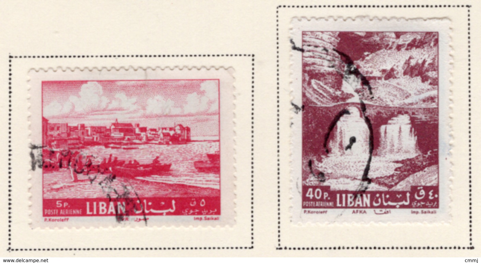 1962 - LIBANO - LEBANON - Mi. Nr.  761/62 - USED - (S03052019.....) - Libanon