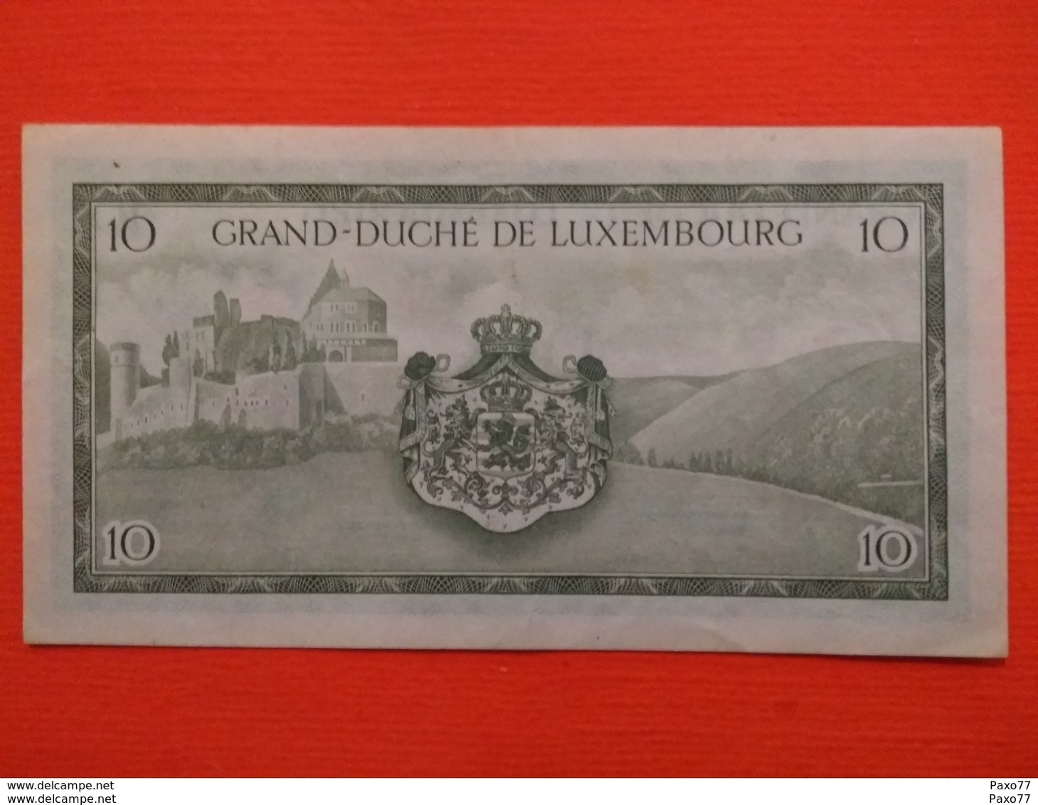 Luxembourg , 10 Francs 1954 , Tb+  , Série B - Luxembourg