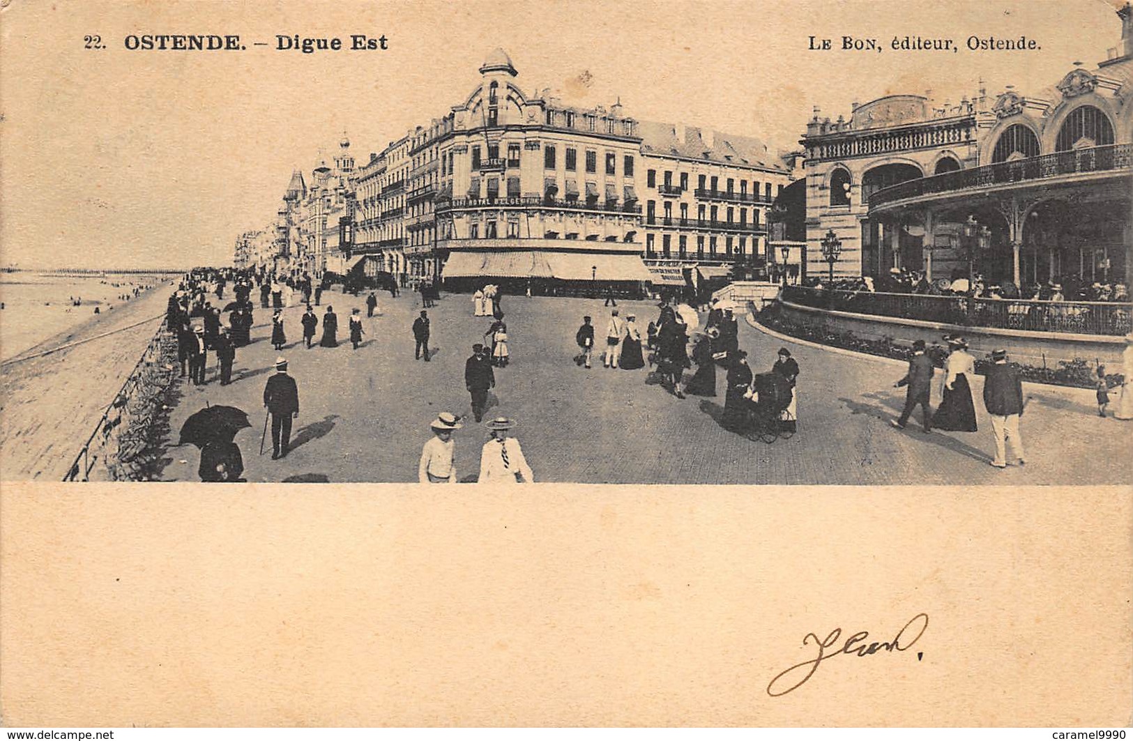 Oostende  Ostende  België Verzameling Van 72 Verschillende Prachtige Kaarten Van Hotel Tot Villa. Oude Kaarten! Lot 3 - 5 - 99 Cartes