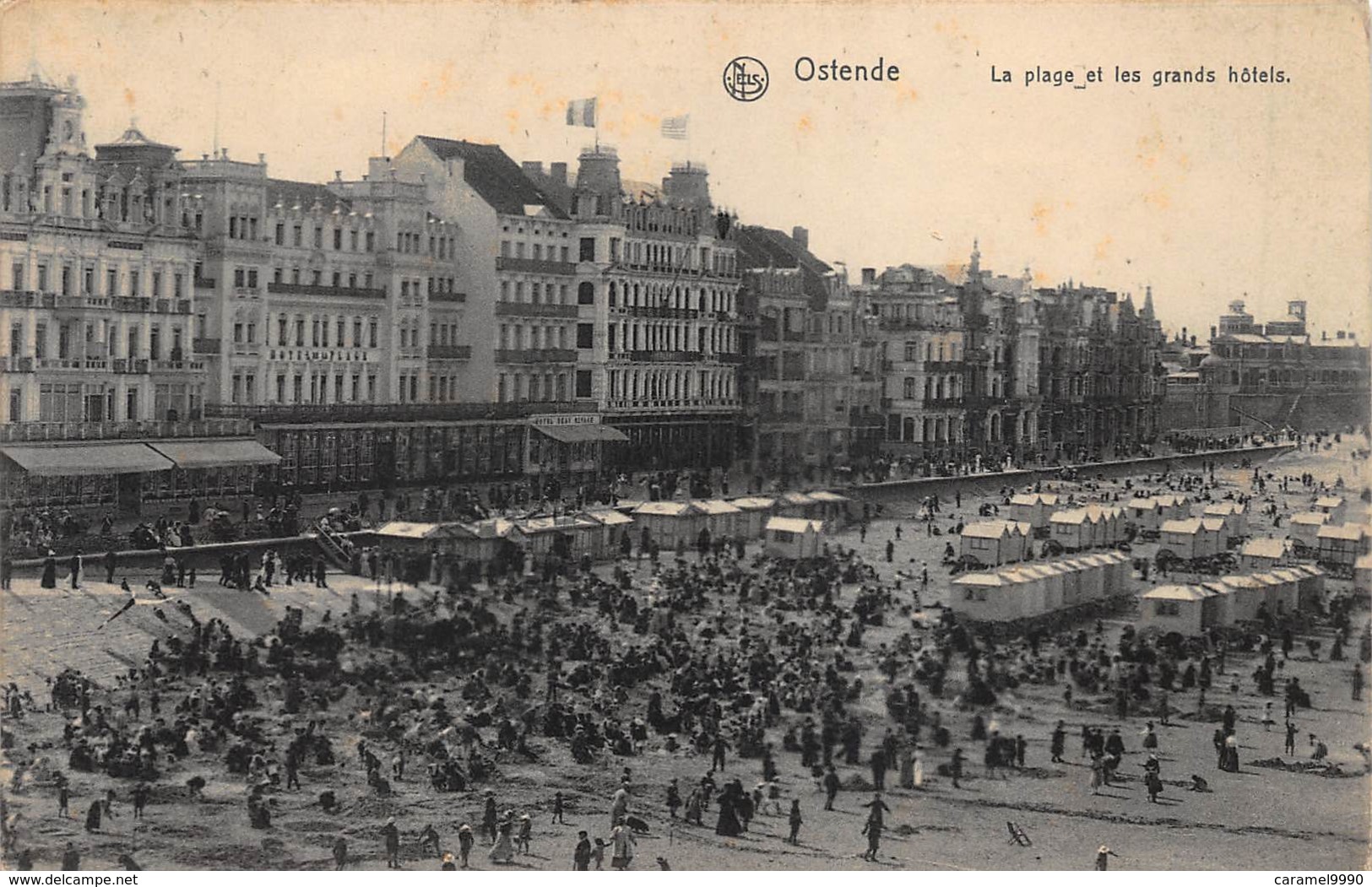Oostende  Ostende  België verzameling van 72 verschillende prachtige kaarten van Hotel tot villa. Oude kaarten! Lot 3