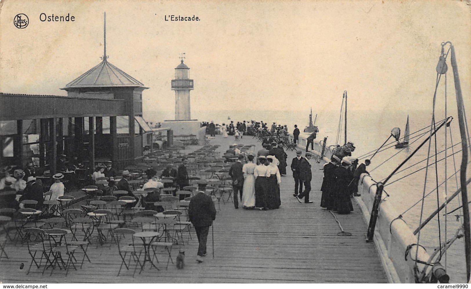 Oostende  Ostende  België verzameling van 72 verschillende prachtige kaarten van Hotel tot villa. Oude kaarten! Lot 3