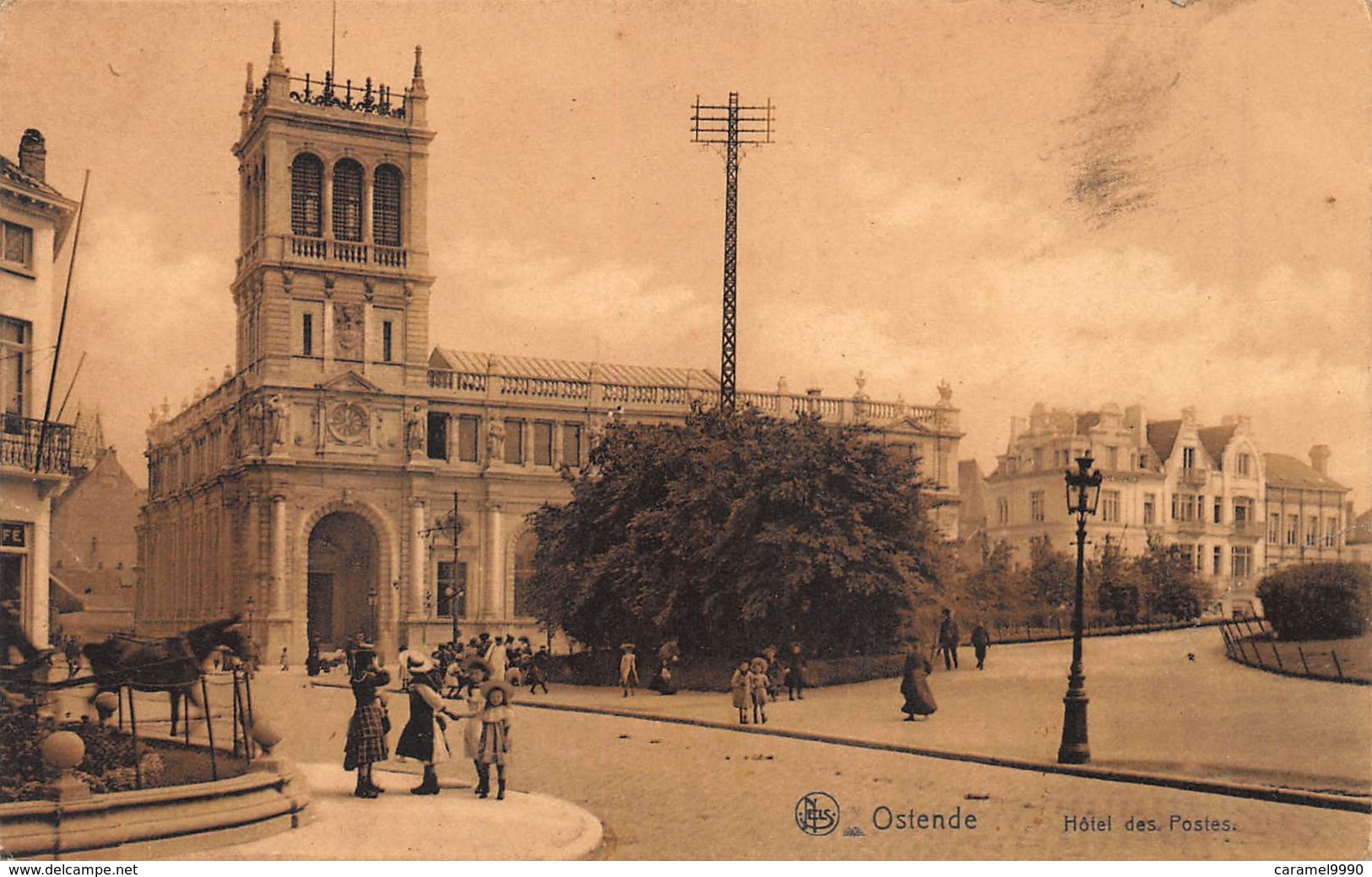 Oostende  Ostende  België verzameling van 72 verschillende prachtige kaarten van Hotel tot villa. Oude kaarten! Lot 3