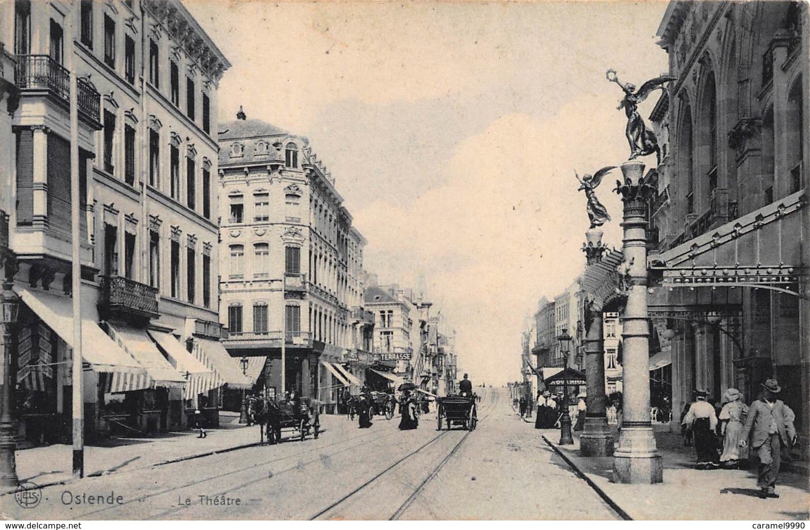 Oostende  Ostende  België verzameling van 72 verschillende prachtige kaarten van Hotel tot villa. Oude kaarten! Lot 3