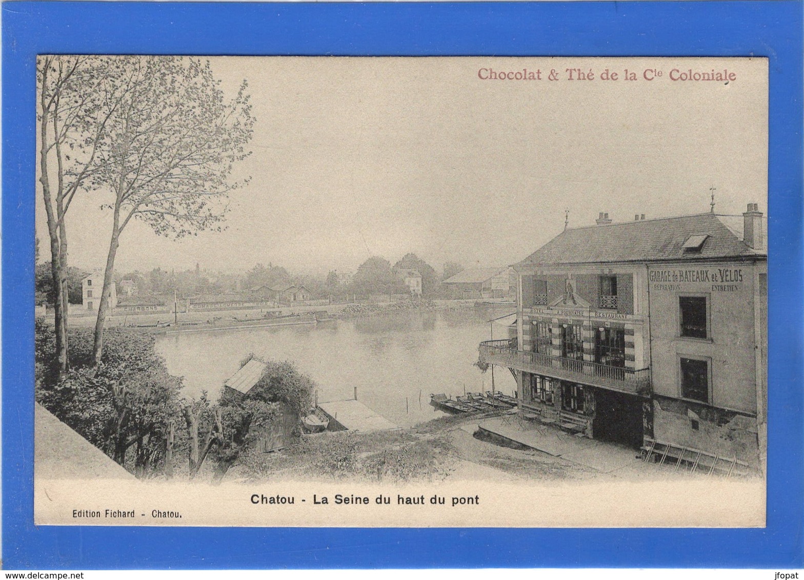 78 YVELINES - CHATOU La Seine Du Haut Du Pont (voir Descriptif) - Chatou