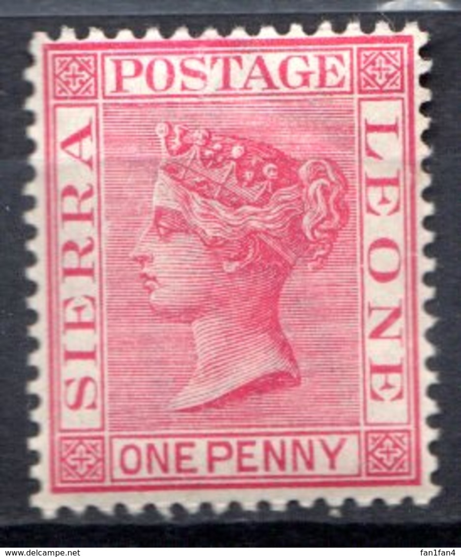 SIERRA LEONE - (Colonie Britannique) - 1883-95 - N° 20 - 1 P. Carmin - (Victoria) - Sierra Leone (...-1960)